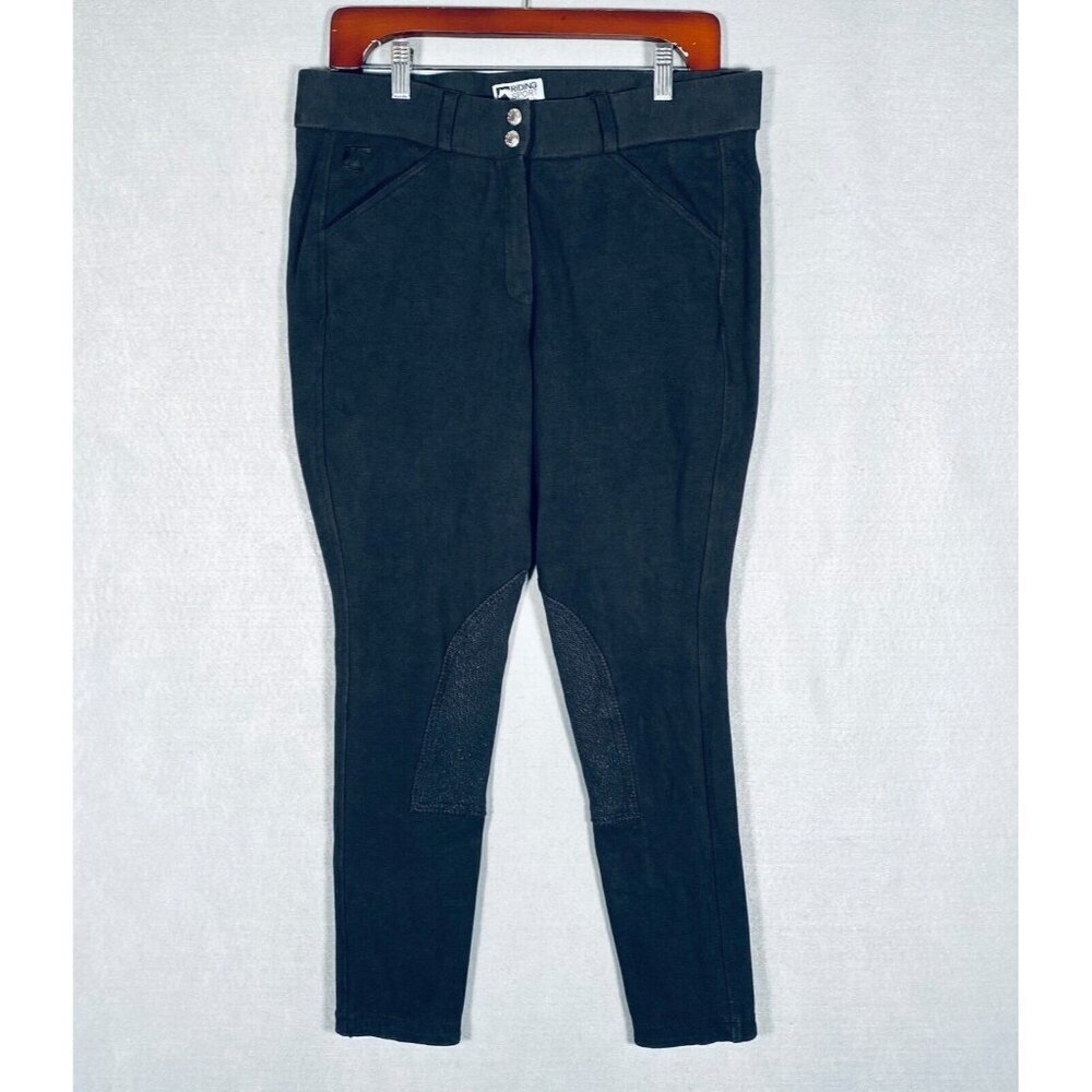 Dover Breeches Womens 32 Black Stretch Equestrian Riding Sport Pants